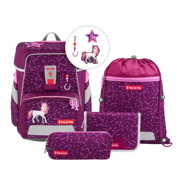 Step by Step Space Schulranzenset Pretty Unicorn